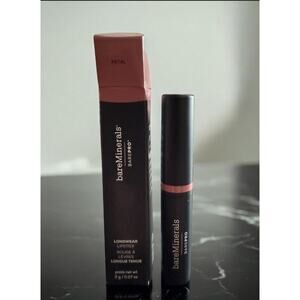BAREMINERALS Barepro Longwear Lipstick .07 oz / 2 g PETAL ~ NEW IN BOX